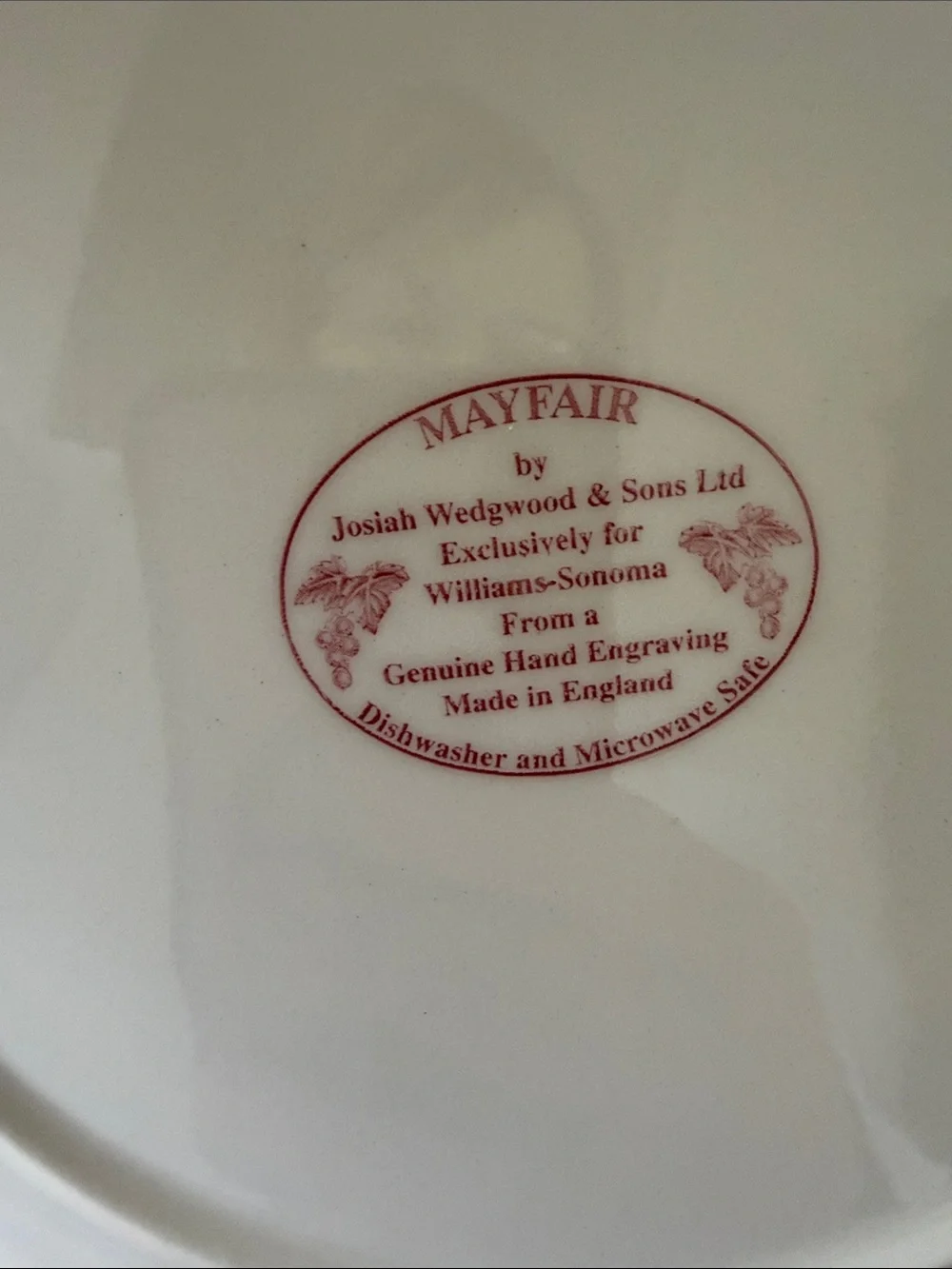 Mayfair 2 Dinner Plates by Williams Sonoma